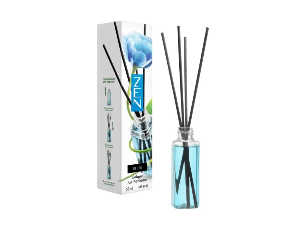 Víkendová Akce Tyčinkový aroma difuzér ZEN BLUE 50 ml